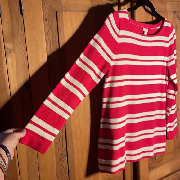 J Crew stripe sweater, red and cream, gorgeous - Picture 5 of 8